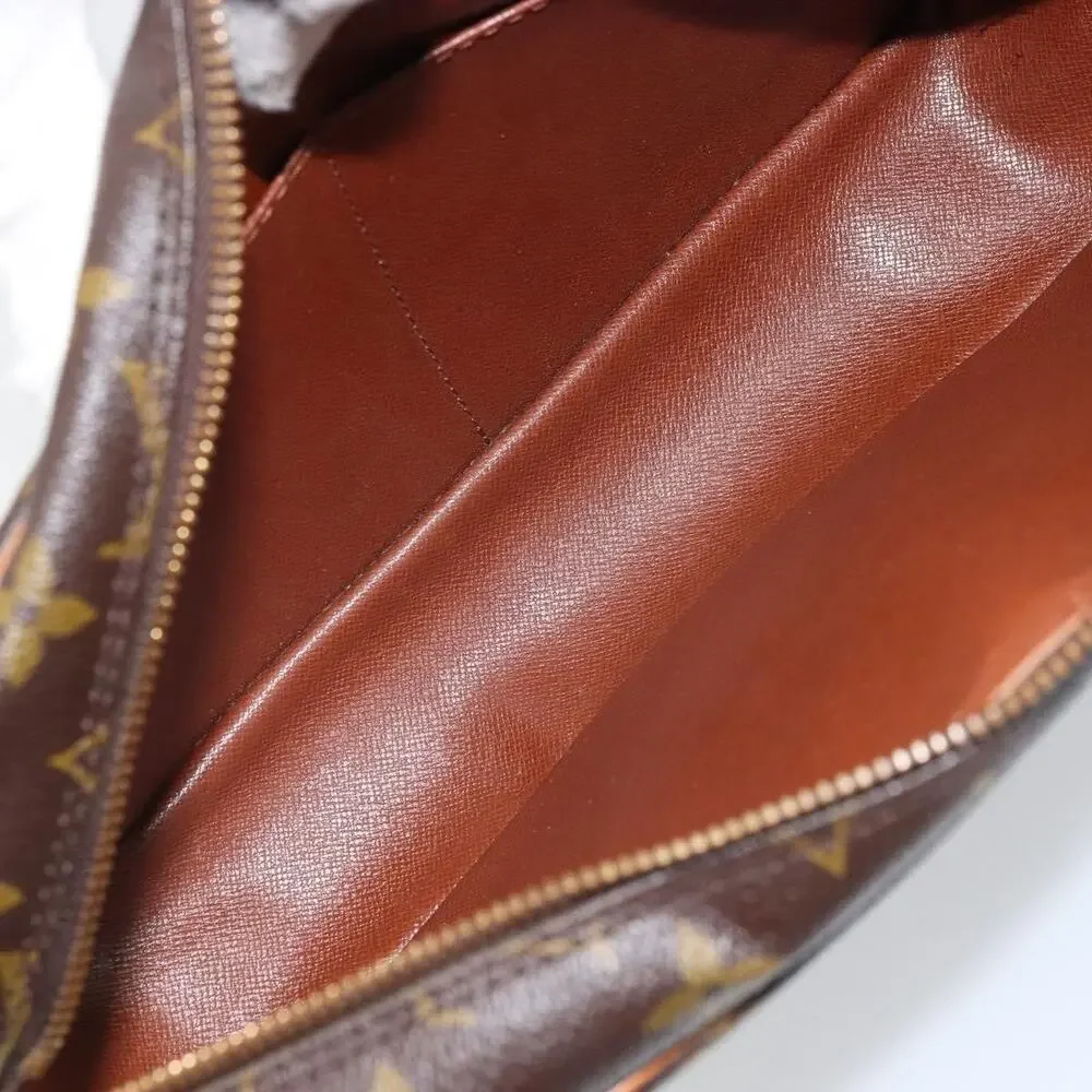 Louis Vuitton Monogram Compiegne 28 Clutch Bag Brown